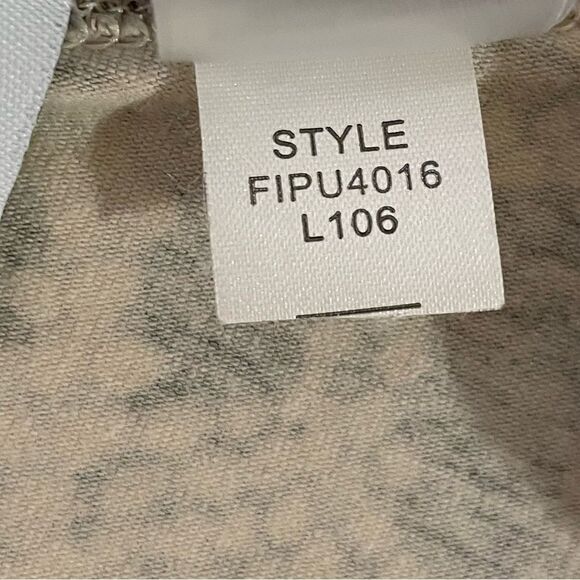 First Issue A Liz Claiborne Company Snakeskin Print Tank Top Blouse Petite Large - Picture 7 of 8